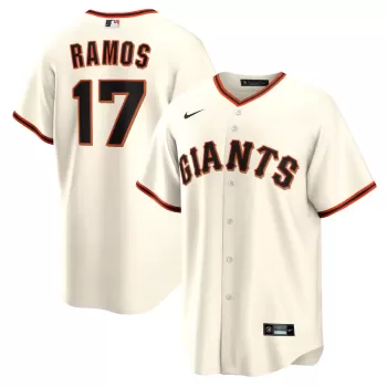 Men's San Francisco Giants Heliot Ramos Nike Cream Home Replica Jersey Men's San Francisco Giants Heliot Ramos Nike Cream Home Replica Jersey