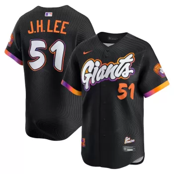 Men's San Francisco Giants Jung Hoo Lee Nike Black 2025 City Connect Limited Jersey Men's San Francisco Giants Jung Hoo Lee Nike Black 2025 City Connect Limited Jersey