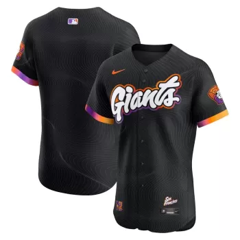 Men's San Francisco Giants Nike Anthracite 2025 City Connect Elite Jersey Men's San Francisco Giants Nike Anthracite 2025 City Connect Elite Jersey