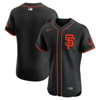 Men's San Francisco Giants Nike Black Alternate 2 Elite Jersey Men's San Francisco Giants Nike Black Alternate 2 Elite Jersey