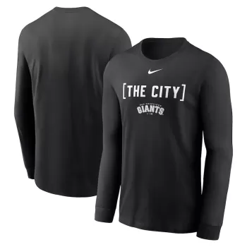 Men's San Francisco Giants Nike Black Local Nickname Long Sleeve T-Shirt Men's San Francisco Giants Nike Black Local Nickname Long Sleeve T-Shirt