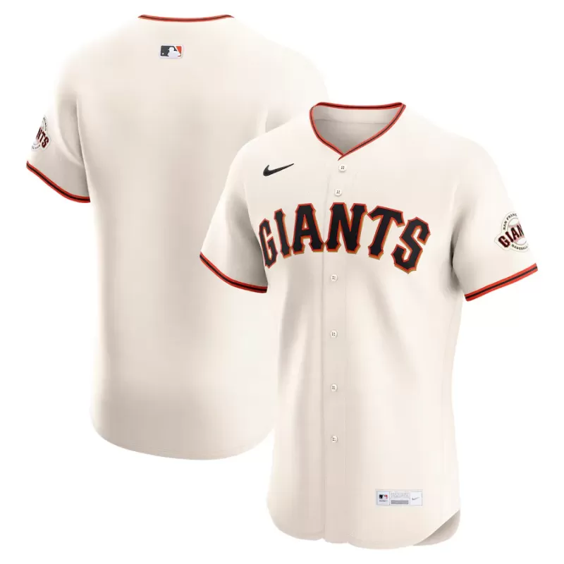 Men's San Francisco Giants Nike Cream Home Elite Jersey Men's San Francisco Giants Nike Cream Home Elite Jersey