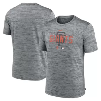 Men's San Francisco Giants Nike Heather Gray Authentic Collection Velocity Performance Practice T-Shirt Men's San Francisco Giants Nike Heather Gray Authentic Collection Velocity Performance Practice T-Shirt