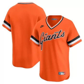 Men's San Francisco Giants Nike Orange Throwback Cooperstown Collection Limited Jersey Men's San Francisco Giants Nike Orange Throwback Cooperstown Collection Limited Jersey