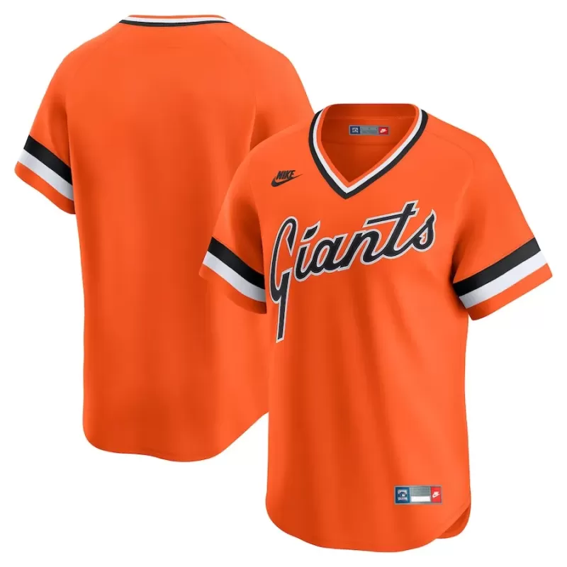 Men's San Francisco Giants Nike Orange Throwback Cooperstown Collection Limited Jersey Men's San Francisco Giants Nike Orange Throwback Cooperstown Collection Limited Jersey