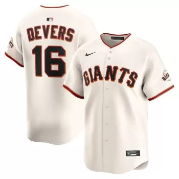 Men's San Francisco Giants Rafael Devers Nike Cream Home Limited Player Jersey Men's San Francisco Giants Rafael Devers Nike Cream Home Limited Player Jersey