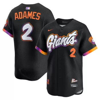 Men's San Francisco Giants Willy Adames Nike Black 2025 City Connect Limited Jersey Men's San Francisco Giants Willy Adames Nike Black 2025 City Connect Limited Jersey