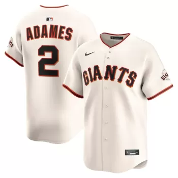 Men's San Francisco Giants Willy Adames Nike Cream Home Limited Player Jersey Men's San Francisco Giants Willy Adames Nike Cream Home Limited Player Jersey