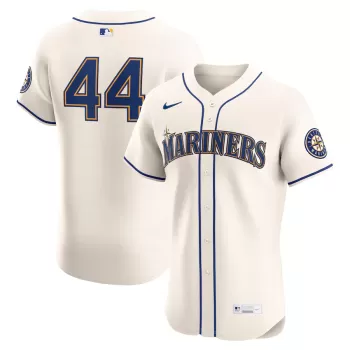 Men's Seattle Mariners Julio Rodríguez Nike Cream Alternate 2 Elite Player Jersey Men's Seattle Mariners Julio Rodríguez Nike Cream Alternate 2 Elite Player Jersey