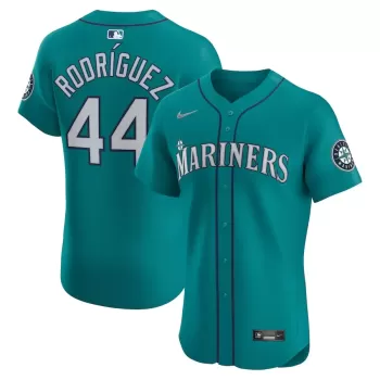 Men's Seattle Mariners Julio Rodríguez Nike Teal Alternate Elite Jersey Men's Seattle Mariners Julio Rodríguez Nike Teal Alternate Elite Jersey