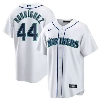 Men's Seattle Mariners Julio Rodriguez Nike White Home Replica Player Jersey Men's Seattle Mariners Julio Rodriguez Nike White Home Replica Player Jersey