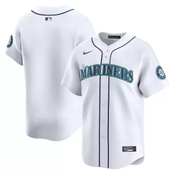 Men's Seattle Mariners Nike White Home Limited Jersey