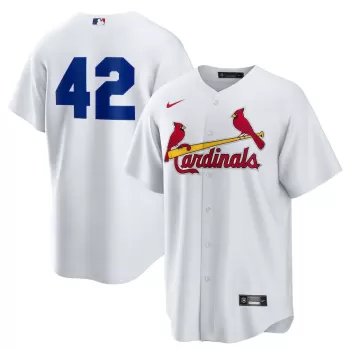 Men's St. Louis Cardinals Nike White Home 2025 Jackie Robinson Day Replica Jersey Men's St. Louis Cardinals Nike White Home 2025 Jackie Robinson Day Replica Jersey
