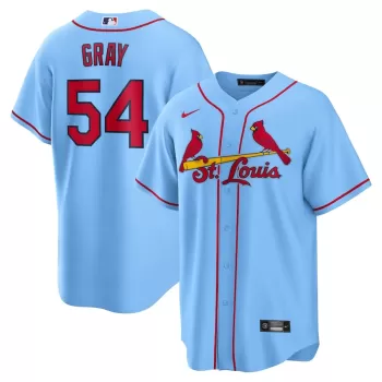 Men's St. Louis Cardinals Sonny Gray Nike Light Blue Alternate Replica Jersey