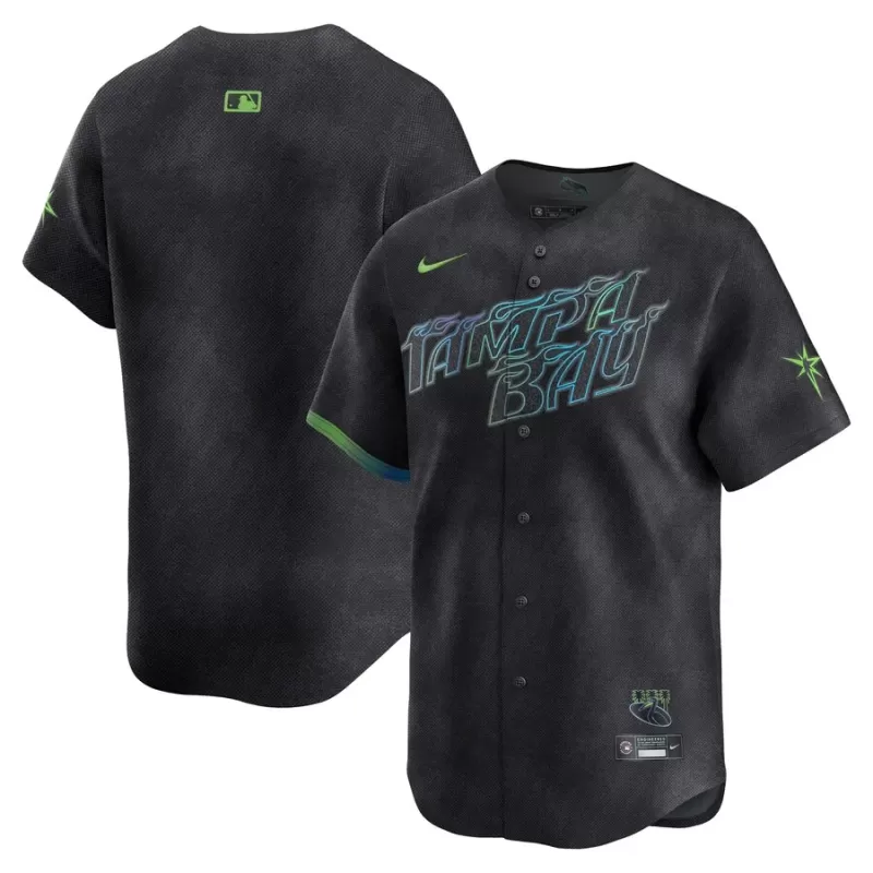 Men's Tampa Bay Rays Nike Black City Connect Limited Jersey Men's Tampa Bay Rays Nike Black City Connect Limited Jersey