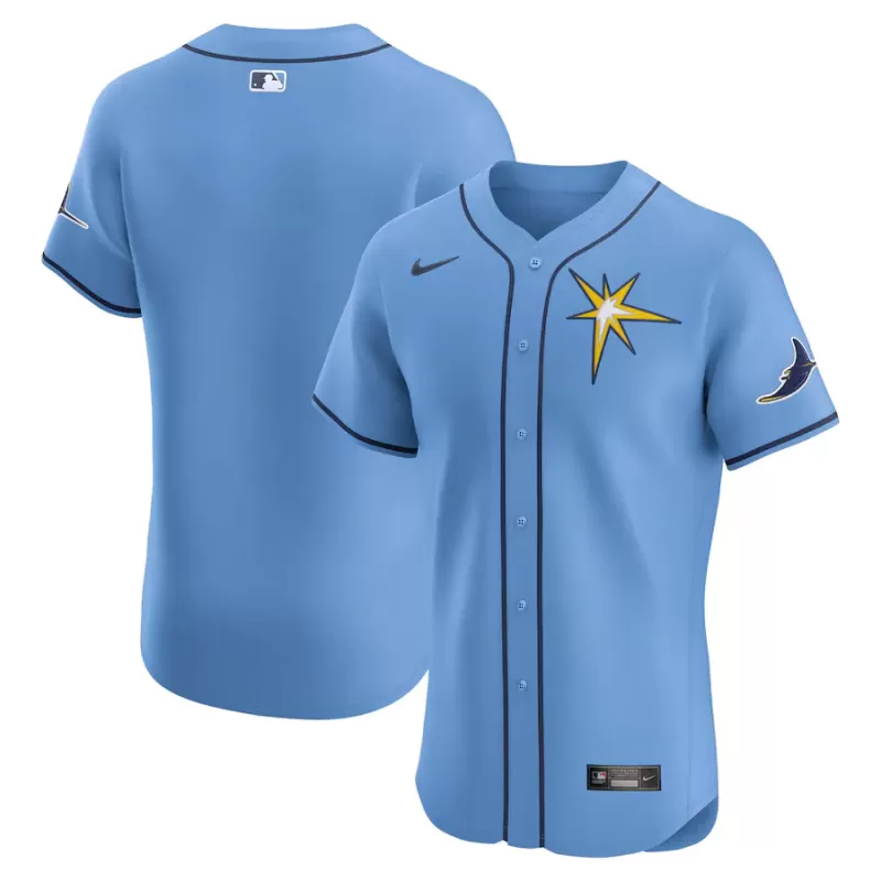 Men's Tampa Bay Rays Nike Light Blue Alternate Elite Jersey Men's Tampa Bay Rays Nike Light Blue Alternate Elite Jersey