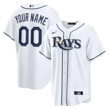 Men's Tampa Bay Rays Nike White Home Custom Replica 2.0 Jersey Men's Tampa Bay Rays Nike White Home Custom Replica 2.0 Jersey
