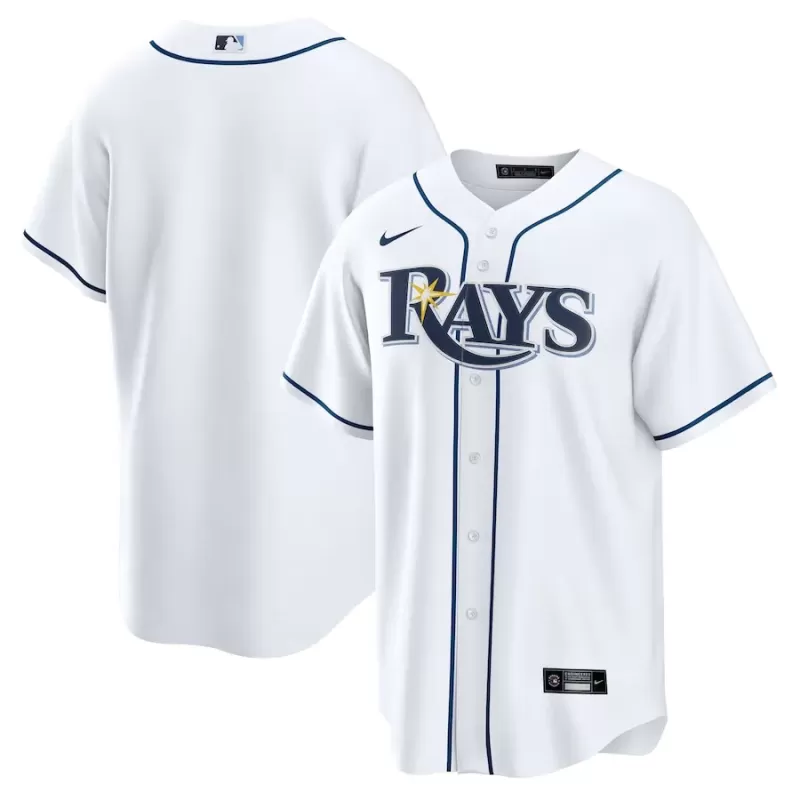 Men's Tampa Bay Rays Nike White Home Replica Jersey Men's Tampa Bay Rays Nike White Home Replica Jersey