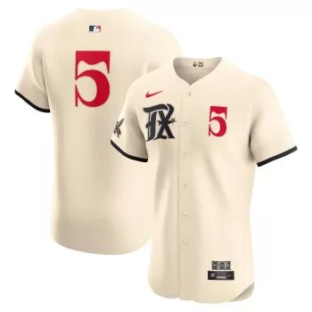 Men's Texas Rangers Corey Seager Nike Cream City Connect Elite Player Jersey Men's Texas Rangers Corey Seager Nike Cream City Connect Elite Player Jersey