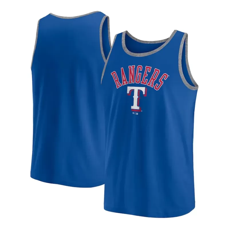 Men's Texas Rangers Fanatics Royal Bet Tank Top Men's Texas Rangers Fanatics Royal Bet Tank Top