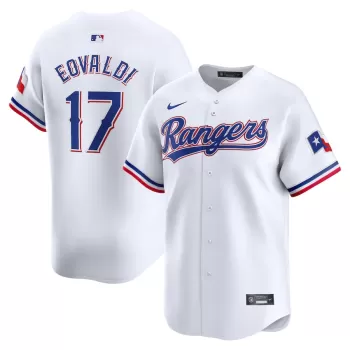 Men's Texas Rangers Nathan Eovaldi Nike White Home Limited Player Jersey