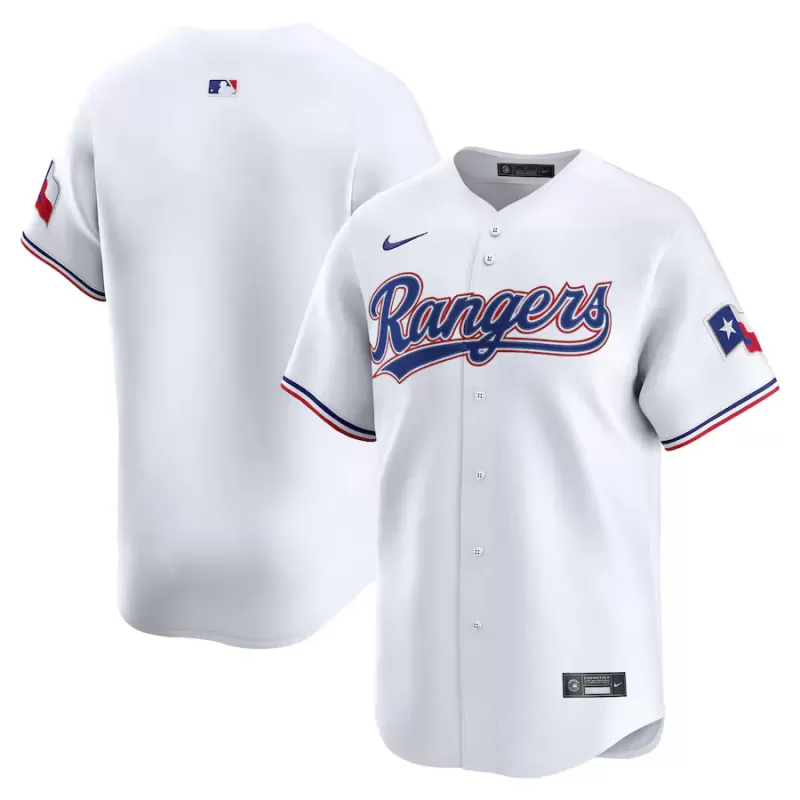 Men's Texas Rangers Nike White Home Limited Jersey Men's Texas Rangers Nike White Home Limited Jersey