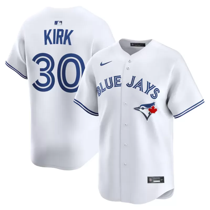 Men's Toronto Blue Jays Alejandro Kirk Nike White Home Limited Jersey Men's Toronto Blue Jays Alejandro Kirk Nike White Home Limited Jersey