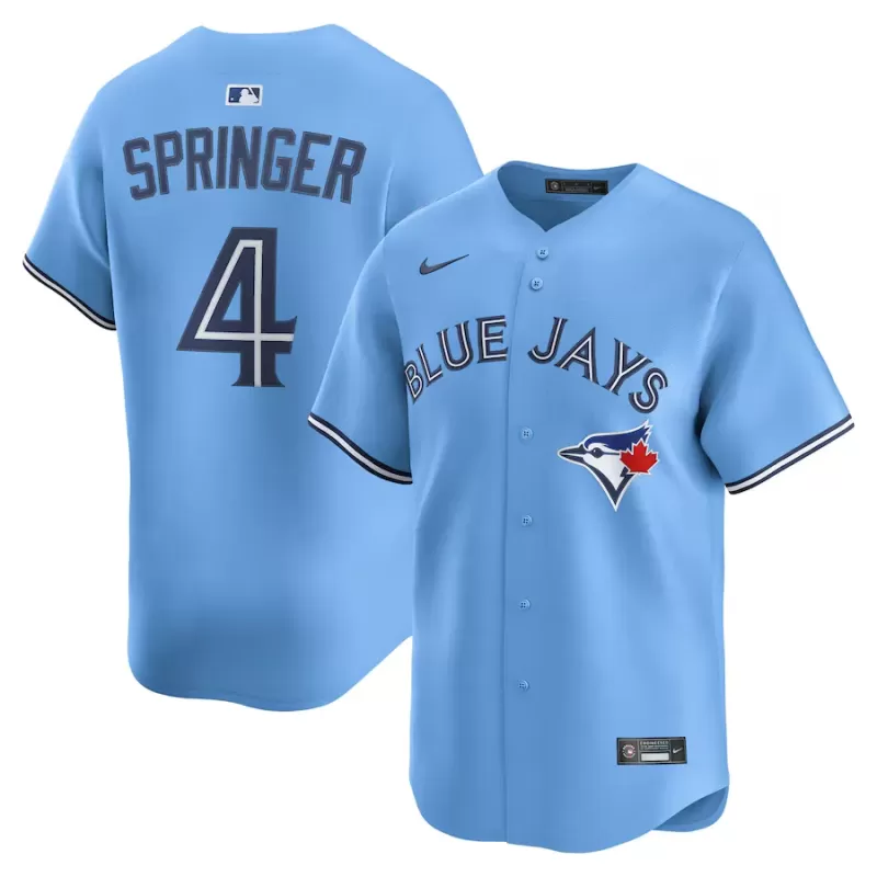 Men's Toronto Blue Jays George Springer Nike Powder Blue Alternate 2 Limited Jersey Men's Toronto Blue Jays George Springer Nike Powder Blue Alternate 2 Limited Jersey