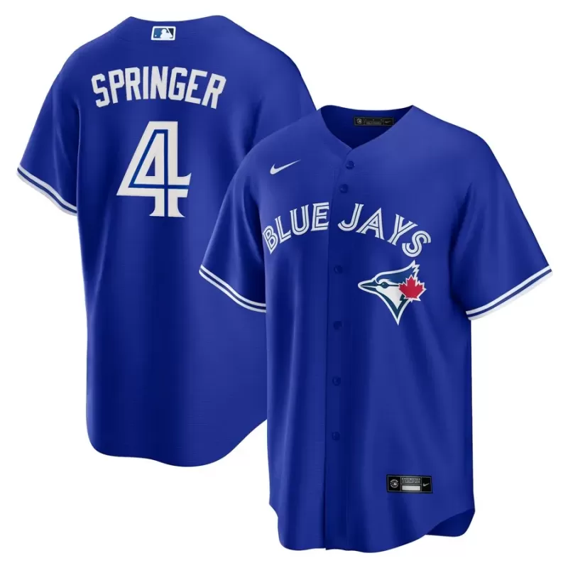 Men's Toronto Blue Jays George Springer Nike Rush Blue Alternate 2 Replica Jersey Men's Toronto Blue Jays George Springer Nike Rush Blue Alternate 2 Replica Jersey