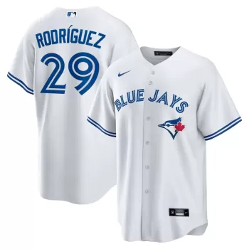Men's Toronto Blue Jays Yariel Rodriguez Nike White Home Replica Jersey Men's Toronto Blue Jays Yariel Rodriguez Nike White Home Replica Jersey