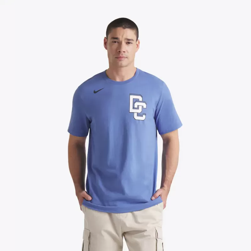 Men's Washington Nationals CJ Abrams Nike Blue 2025 City Connect Fuse Name & Number 2.0 T-Shirt Men's Washington Nationals CJ Abrams Nike Blue 2025 City Connect Fuse Name & Number 2.0 T-Shirt