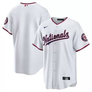 Men's Washington Nationals Nike White Home Blank Replica Jersey Men's Washington Nationals Nike White Home Blank Replica Jersey
