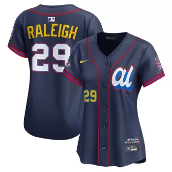 Women's American League Cal Raleigh Nike Navy 2025 All-Star Edition Limited Player Jersey Women's American League Cal Raleigh Nike Navy 2025 All-Star Edition Limited Player Jersey