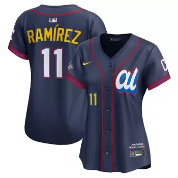 Women's American League José Ramírez Nike Navy 2025 All-Star Edition Limited Player Jersey Women's American League José Ramírez Nike Navy 2025 All-Star Edition Limited Player Jersey