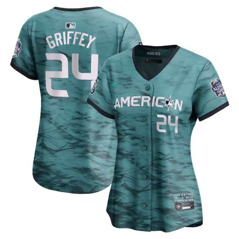 Women's American League Ken Griffey Jr. Nike Teal 2023 MLB All-Star Game Limited Player Jersey