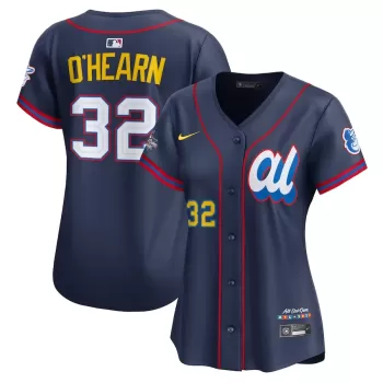 Women's American League Ryan O'Hearn Nike Navy 2025 All-Star Edition Limited Player Jersey Women's American League Ryan O'Hearn Nike Navy 2025 All-Star Edition Limited Player Jersey