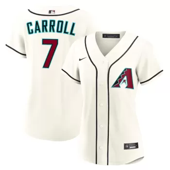 Women's Arizona Diamondbacks Corbin Carroll Nike Cream Home Replica Jersey
