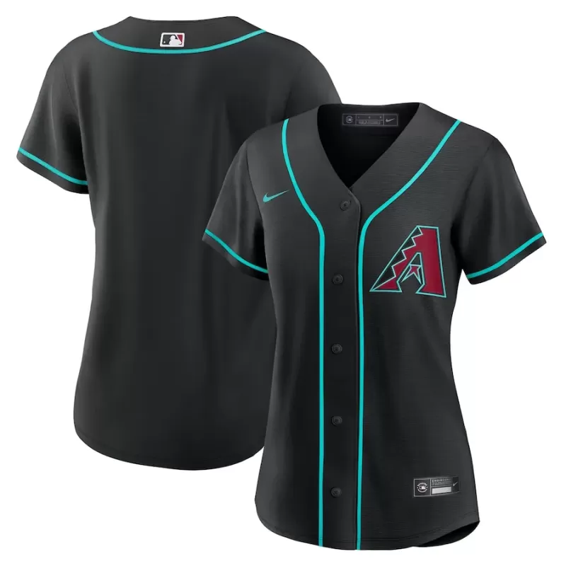Women's Arizona Diamondbacks Nike Black Alternate Replica Jersey Women's Arizona Diamondbacks Nike Black Alternate Replica Jersey