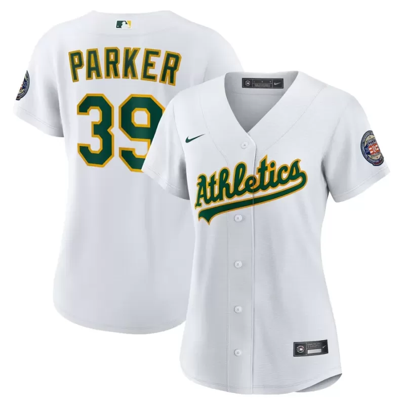 Women's Athletics Dave Parker Nike White 2025 Baseball Hall of Fame Replica Jersey