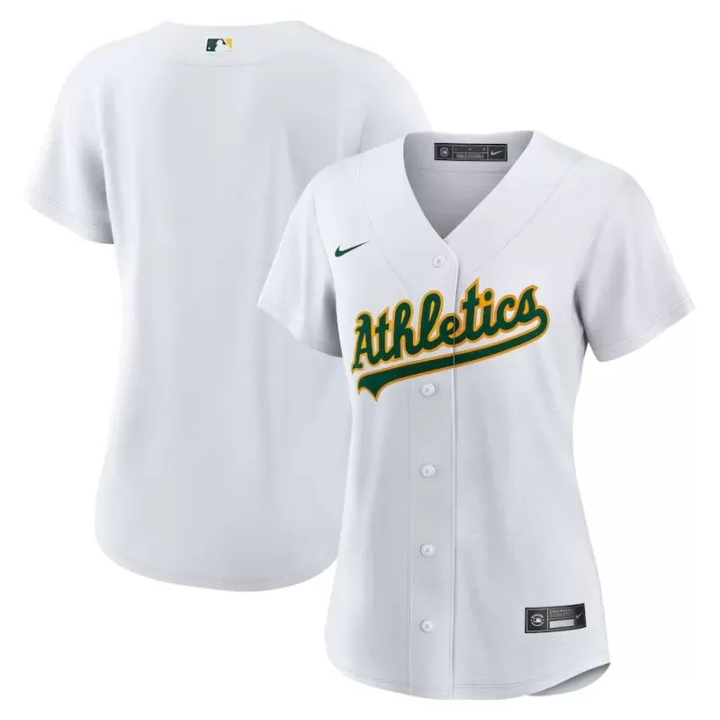 Women's Athletics Nike White Home Replica Team Jersey Women's Athletics Nike White Home Replica Team Jersey