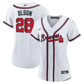 Women's Atlanta Braves Matt Olson Nike White Home Replica Player Jersey Women's Atlanta Braves Matt Olson Nike White Home Replica Player Jersey
