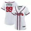 Women's Atlanta Braves Spencer Strider Nike White Home Replica Jersey