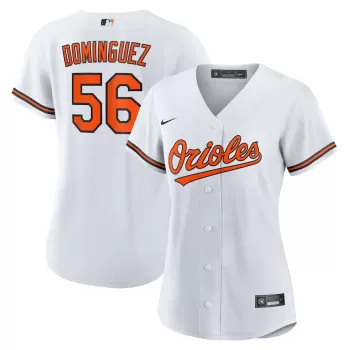 Women's Baltimore Orioles Seranthony Dominguez Nike White Home Replica Jersey Women's Baltimore Orioles Seranthony Dominguez Nike White Home Replica Jersey