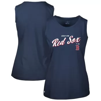 Women's Boston Red Sox Levelwear Navy Macy Tank Top Women's Boston Red Sox Levelwear Navy Macy Tank Top