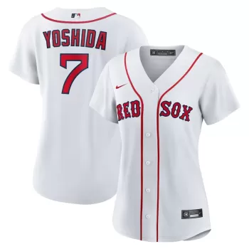 Women's Boston Red Sox Masataka Yoshida Nike White Home Replica Jersey Women's Boston Red Sox Masataka Yoshida Nike White Home Replica Jersey