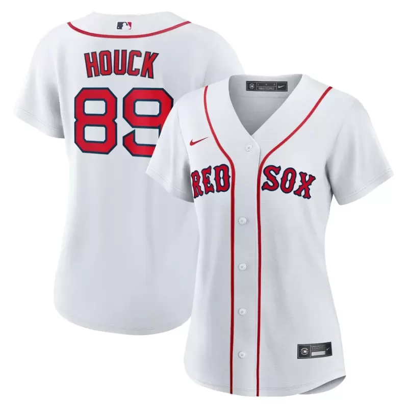 Women's Boston Red Sox Tanner Houck Nike White Home Replica Jersey Women's Boston Red Sox Tanner Houck Nike White Home Replica Jersey
