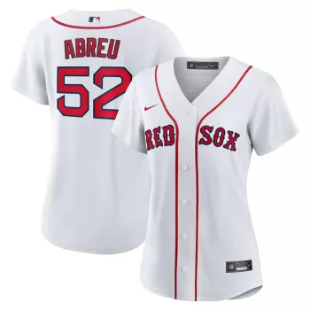 Women's Boston Red Sox Wilyer Abreu Nike White Home Replica Jersey