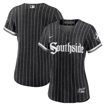 Women's Chicago White Sox Nike Black City Connect Replica Jersey Women's Chicago White Sox Nike Black City Connect Replica Jersey