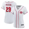 Women's Cincinnati Reds TJ Friedl Nike White Home Replica Jersey