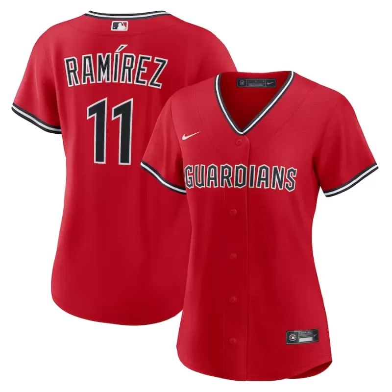 Women's Cleveland Guardians José Ramírez Nike Red Alternate 2 Replica Jersey